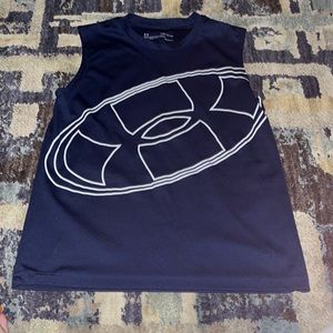 Sleeveless under Armour tank boys size small